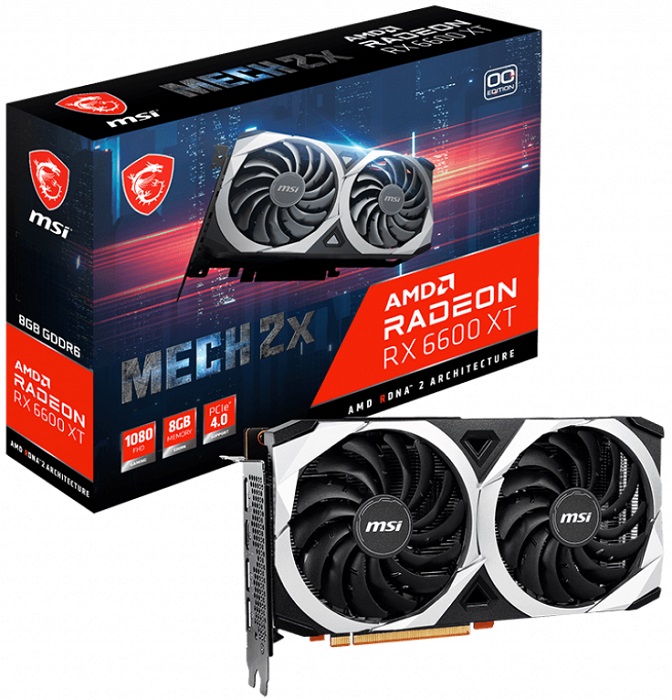 Видеокарта AMD Radeon RX 6600 XT