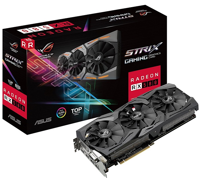 Видеокарта AMD Radeon RX 580 Asus