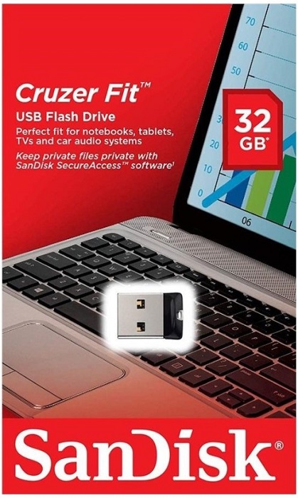 USB-флэш 32 ГБ SanDisk Cruzer Fit