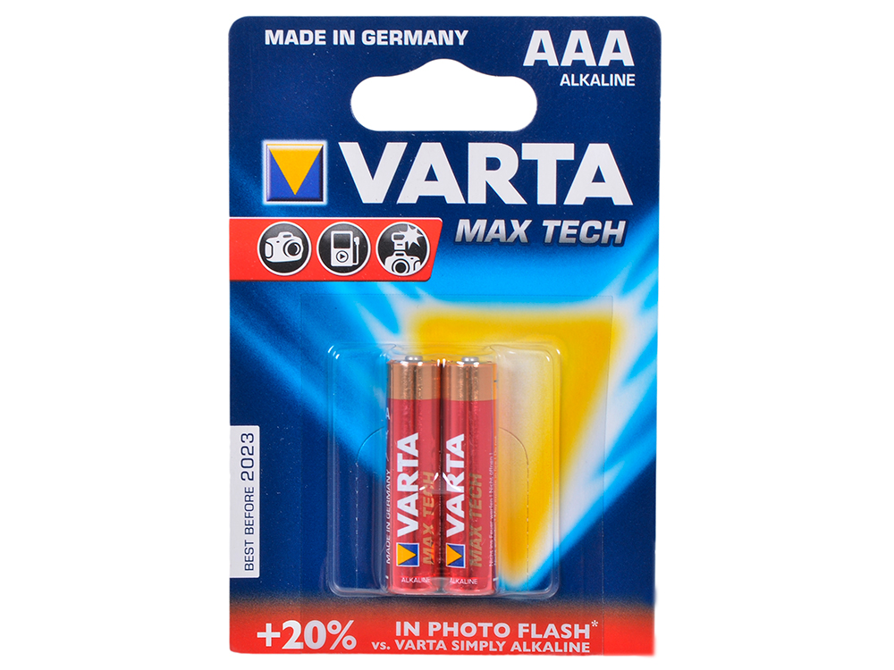 Батарейка AAA Varta MAX TECH (4703101412);