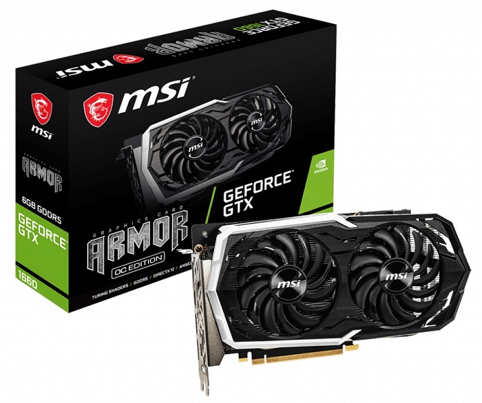 Видеокарта nVidia GTX 1660 MSI GTX