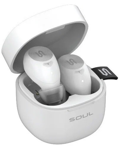 TWS-наушники Soul S-TRACK Pearl White; вкладыши;