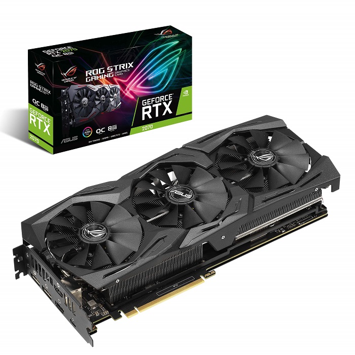 Видеокарта nVidia RTX 2070 Asus ROG-STRIX-RTX2070-O8G-GAMING