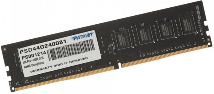 Оперативная память DDR4 4Гб Patriot Signature