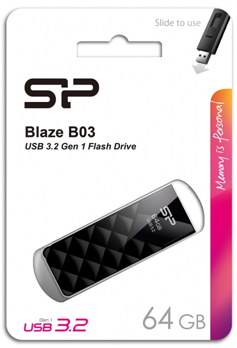 USB-флэш 64 ГБ Silicon Power Blaze