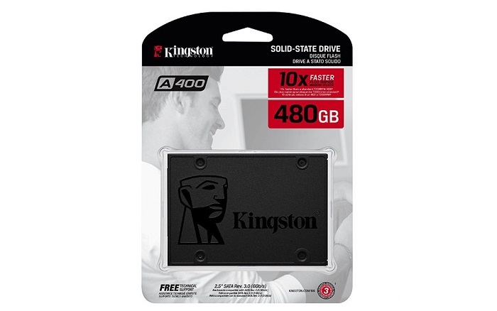 SSD-накопитель 2.5" 480Гб Kingston A400 (SA400S37/480G);