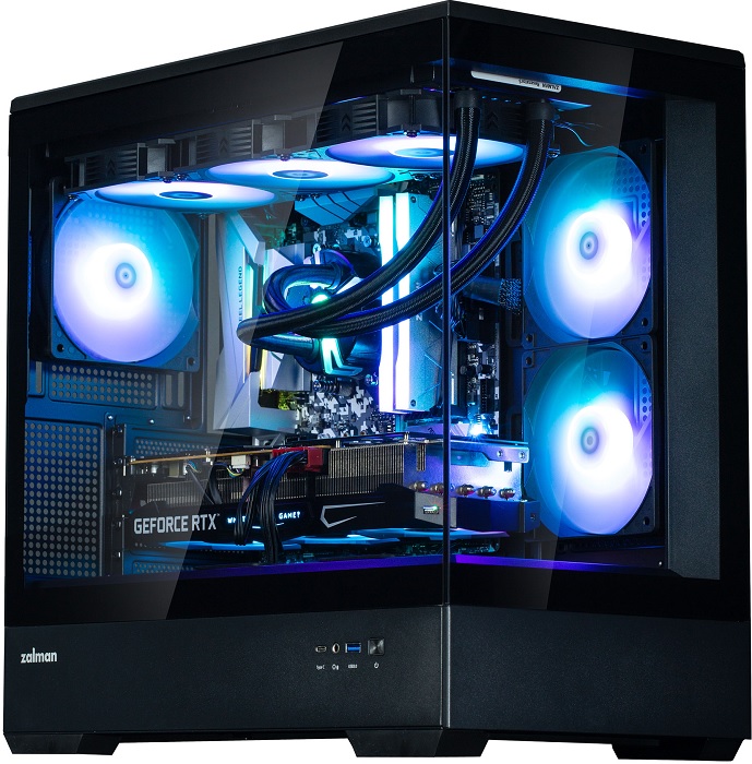 Корпус Zalman P30 Black; mATX; Mini-Tower;