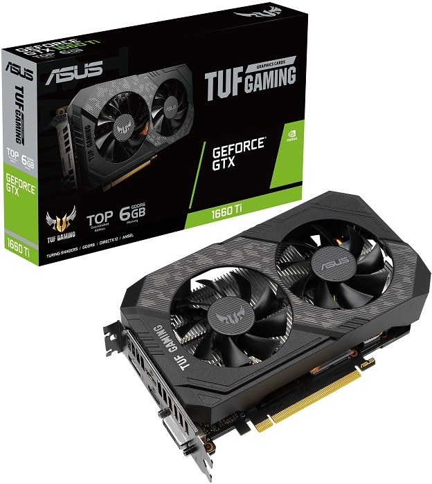 Видеокарта nVidia GTX 1660Ti Asus TUF-GTX1660TI-T6G-EVO-GAMING