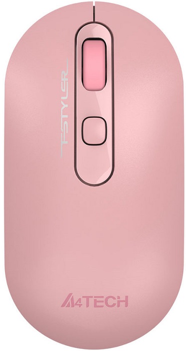 Мышь беспроводная A4Tech Fstyler FG20S Pink;
