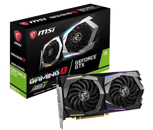 Видеокарта nVidia GTX 1660Ti MSI GTX
