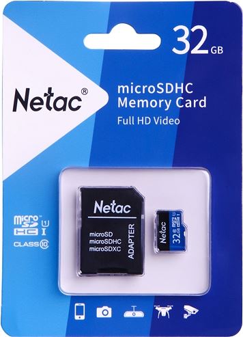 Карта памяти microSDHC 32 ГБ Netac