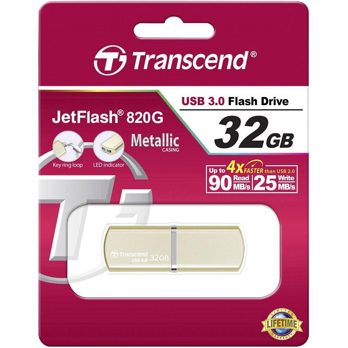USB-флэш 32 ГБ Transcend 820G (TS32GJF820G);