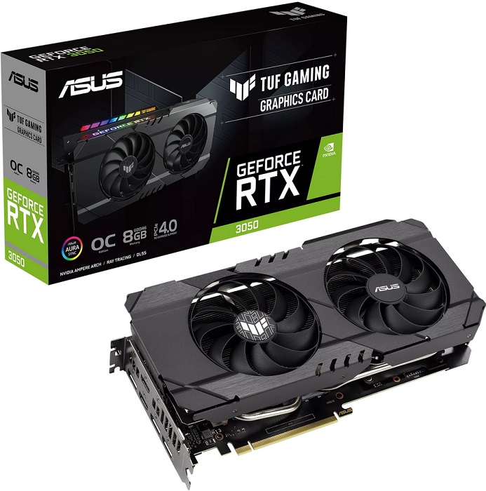 Видеокарта nVidia RTX 3050 Asus TUF-RTX3050-O8G-GAMING