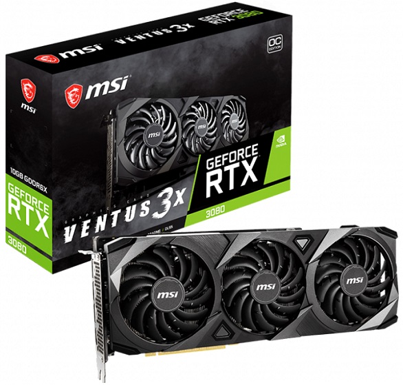 Видеокарта nVidia RTX 3080 MSI RTX