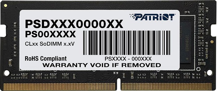 Оперативная память SO-DIMM DDR4 8Гб Patriot