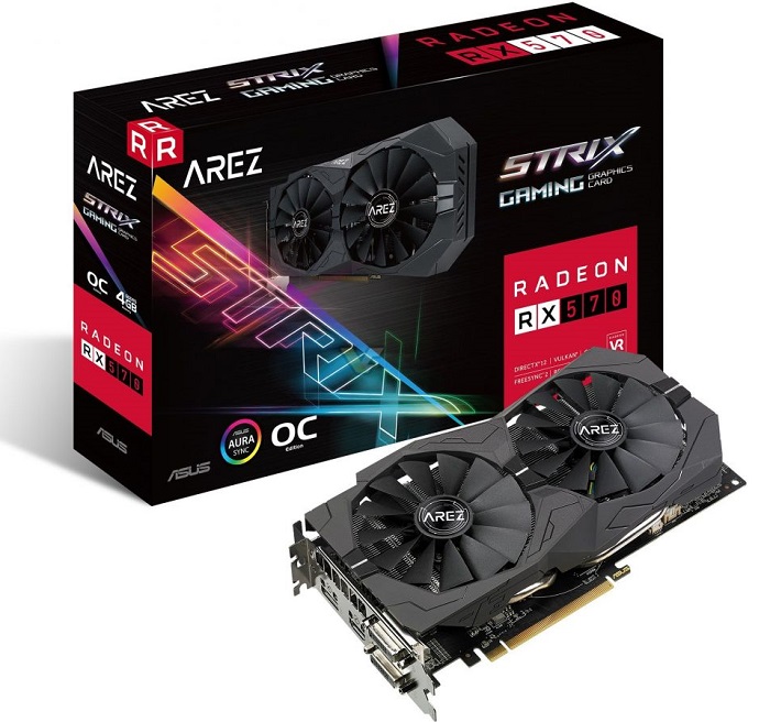 Видеокарта AMD Radeon RX 570 Asus