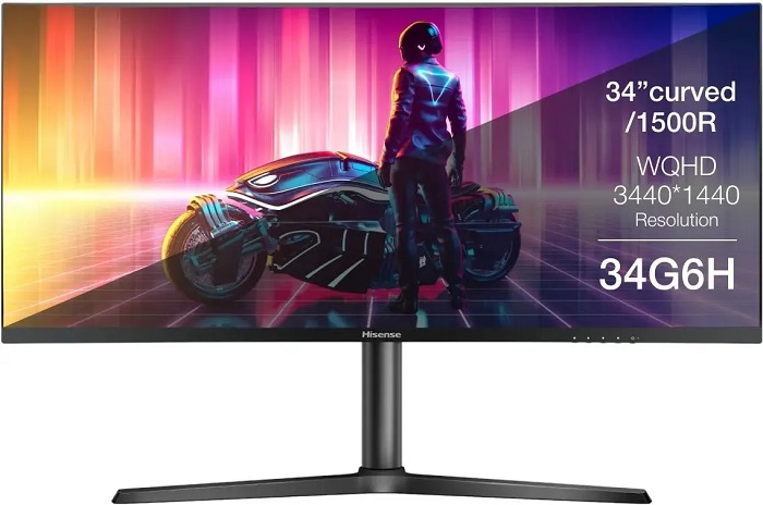 Монитор 34" Hisense 34G6H; VA; 3440x1440