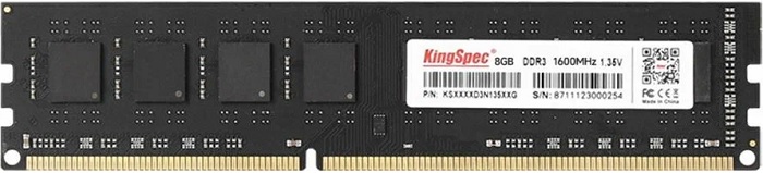 Оперативная память DDR3 8Гб KingSpec (KS1600D3P13508G);