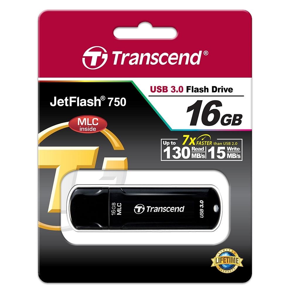 USB-флэш 16 ГБ Transcend 750 (TS16GJF750K);