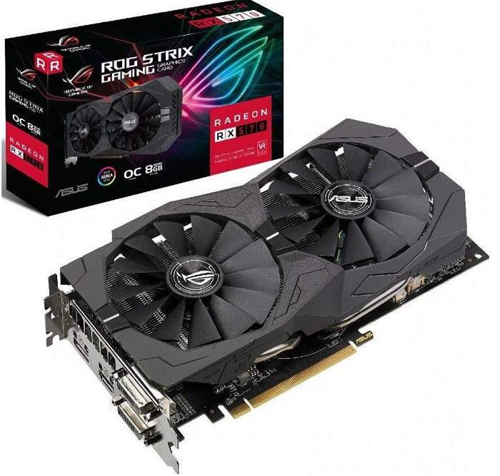 Видеокарта AMD Radeon RX 570 Asus