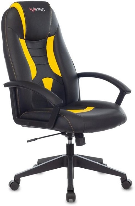 Кресло для геймеров Бюрократ VIKING-8/BL+YELL; до