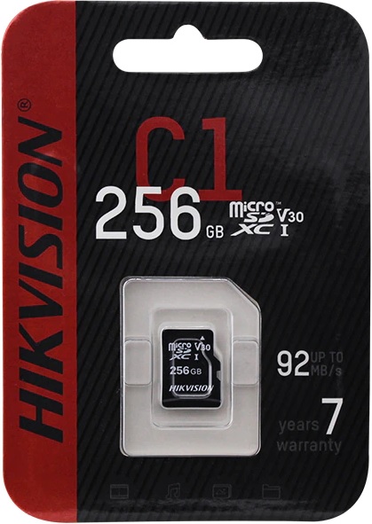 Карта памяти microSDXC 256 ГБ Hikvision