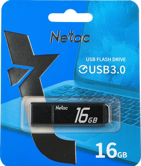 USB-флэш 16 ГБ Netac U351 (NT03U351N-016G-30BK);