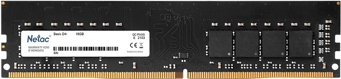 Оперативная память DDR4 16Гб Netac Basic