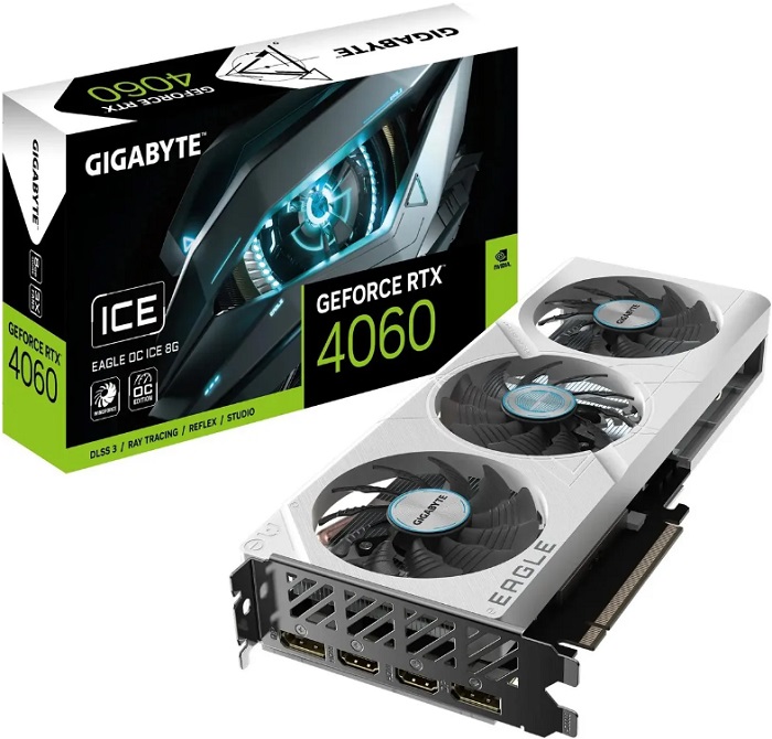 Видеокарта nVidia RTX 4060 Gigabyte EAGLE