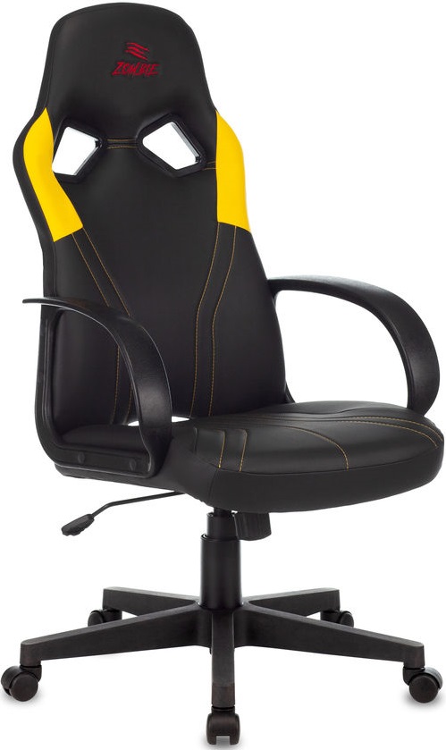 Кресло для геймеров Бюрократ ZOMBIE RUNNER/BL-YELLOW;