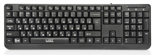 Клавиатура CBR KB 103; USB; черный