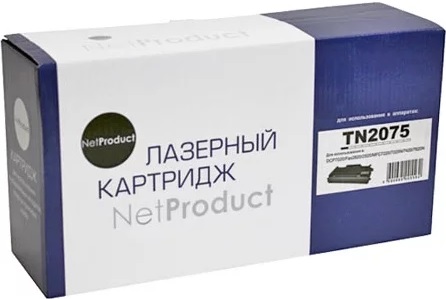 Картридж лазерный NetProduct N-TN-2075; для Brother