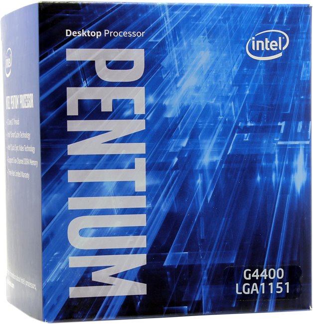 Процессор Intel Pentium G4400; 2x3.3 ГГц;