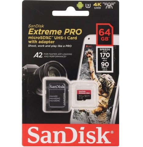 Карта памяти microSDXC 64 ГБ SanDisk