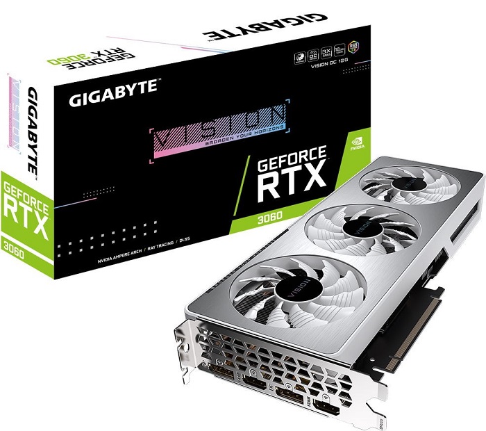 Видеокарта nVidia RTX 3060 Gigabyte VISION