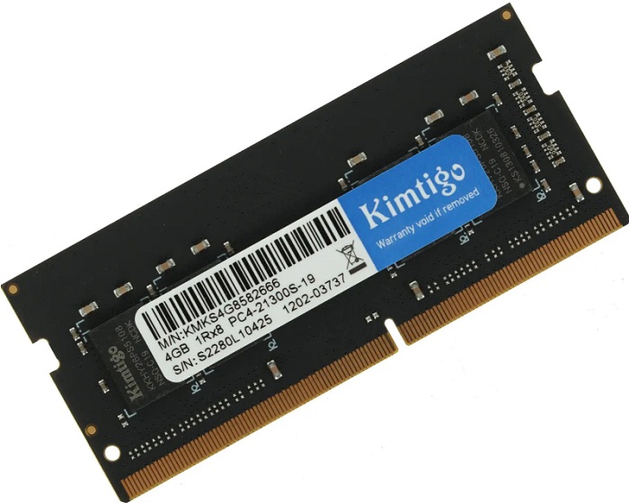 Оперативная память SO-DIMM DDR4 4Гб Kimtigo