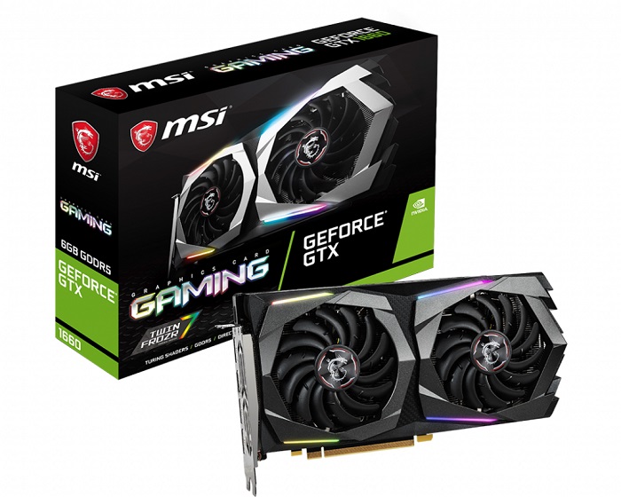 Видеокарта nVidia GTX 1660 MSI GTX