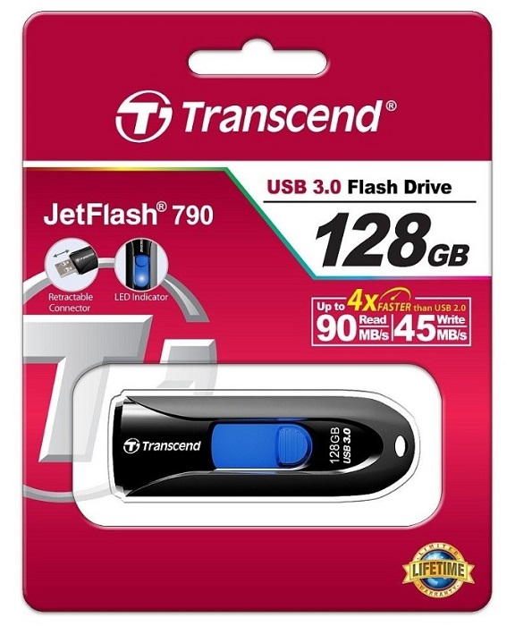 USB-флэш 128 ГБ Transcend 790K (TS128GJF790K);