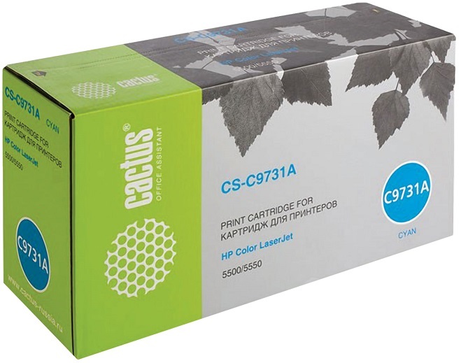 Картридж лазерный Cactus CS-C9731AV; для HP