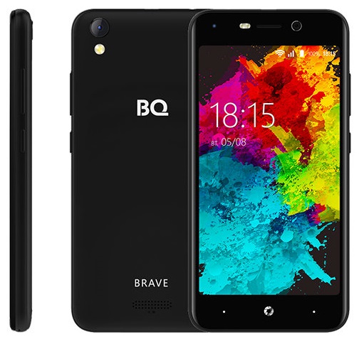 Смартфон BQ Brave 2/16Гб Black (BQ-5008L);