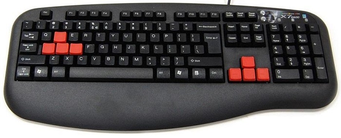 Клавиатура A4Tech X7-G600; мембранная; влагозащита; PS/2;