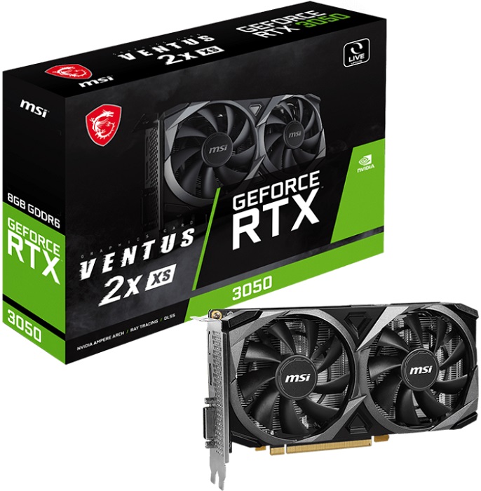 Видеокарта nVidia RTX 3050 MSI RTX
