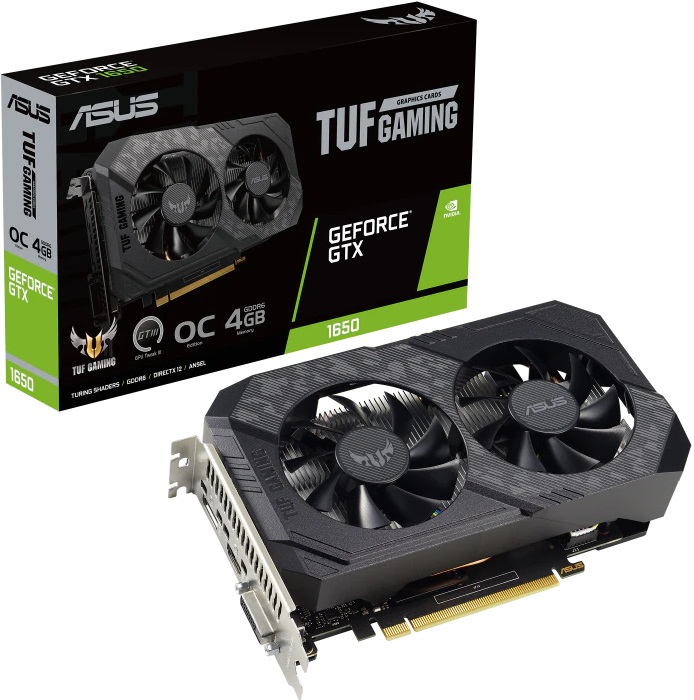Видеокарта nVidia GTX 1650 Asus TUF-GTX1650-O4GD6-P-V2-GAMING
