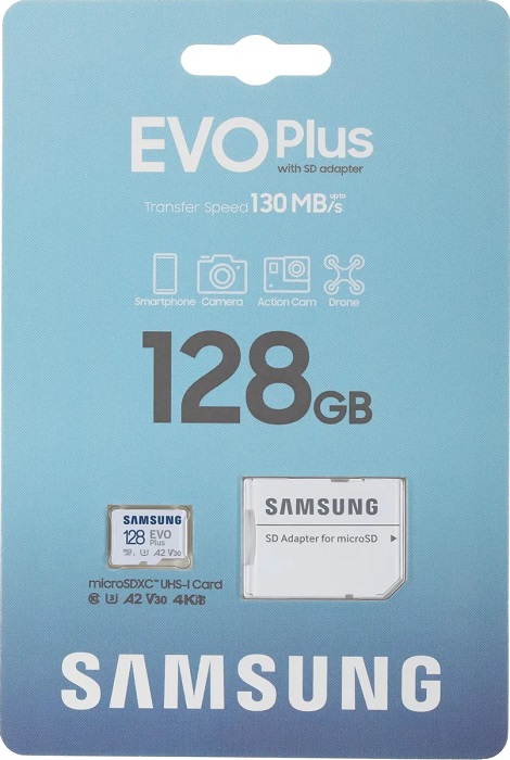 Карта памяти microSDXC 128 ГБ Samsung