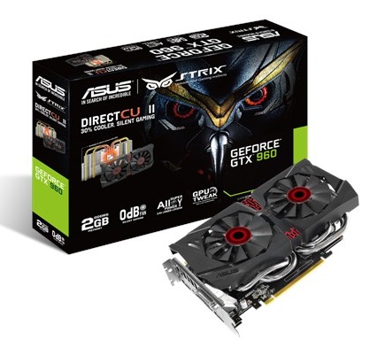 Видеокарта nVidia GTX 960 Asus STRIX-GTX960-DC2-2GD5
