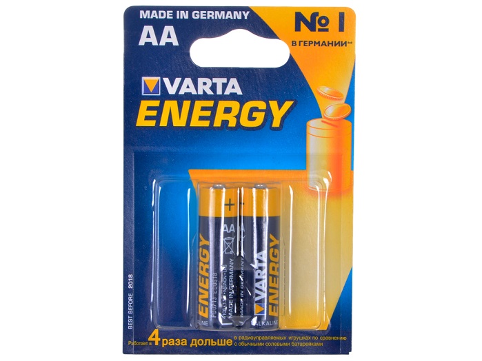 Батарейка AA Varta ENERGY (4106213412); щелочная;