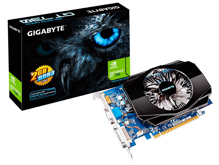 Видеокарта nVidia GT 730 Gigabyte GV-N730-2GI;