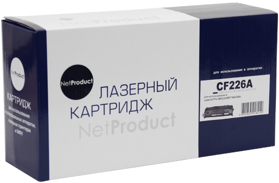 Картридж лазерный NetProduct N-CF226A/CRG-052; для HP