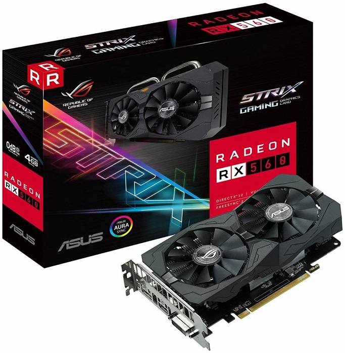 Видеокарта AMD Radeon RX 560 Asus