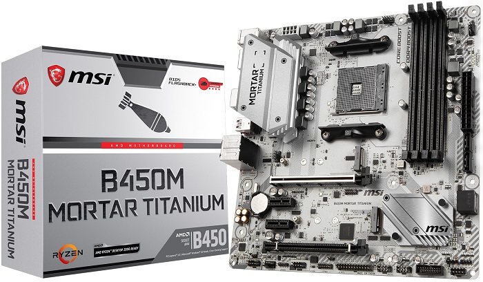 Материнская плата AMD B450 MSI B450M